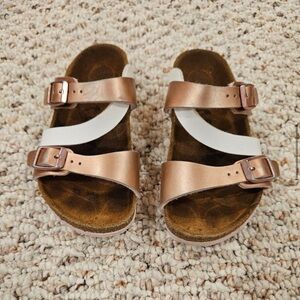 Kids Birkenstock Metallic Sandals